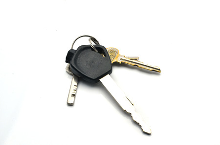 Key isolated on whiteの写真素材