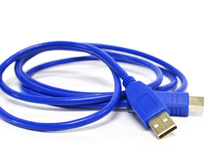 usb cable headの写真素材