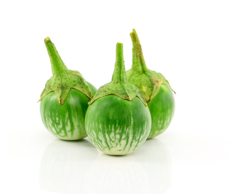 eggplant isolated on white backgroundの写真素材
