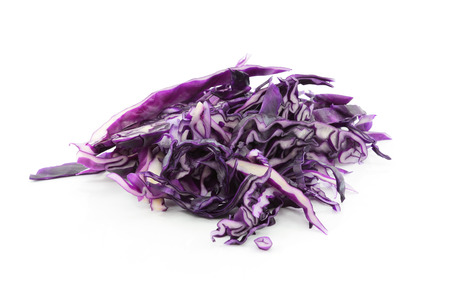 cabbage on whiteの写真素材