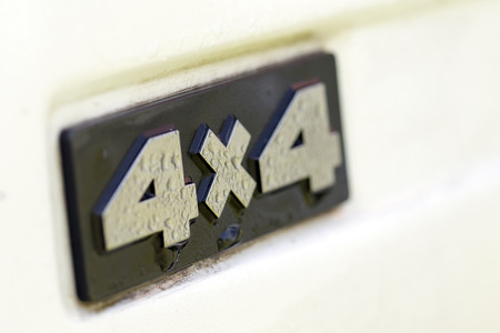 4x4 offroad labelの写真素材