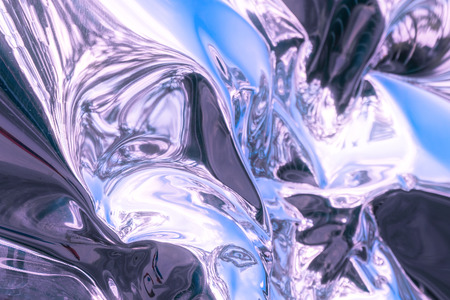 Curved abstract metallic background, texture. Tonedの写真素材