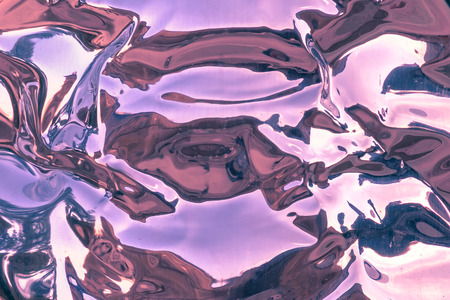 Curved abstract metallic background, texture. Tonedの写真素材