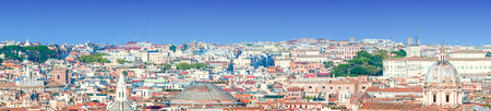 Panorama of Rome, Italyの写真素材