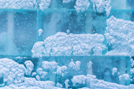 Blue blocks of ice, backgroundの写真素材