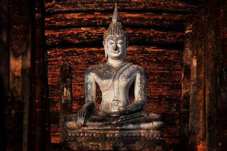 Sukhothai Historical Park. tourism's Sanita Sat, City of ancientの写真素材