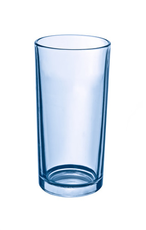 Close-up Photo of Empty Glass on white backgroundの写真素材