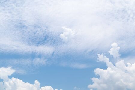 Blue sky with clouds, Sky background image