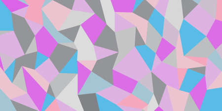 Multi colored Polygon Abstrac Background, Low Poly, Geometric Vector Pattern design for graphic template retro styleのイラスト素材