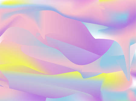 Holographic Foil gradient abstract background, Pattern design for graphic template retro styleのイラスト素材