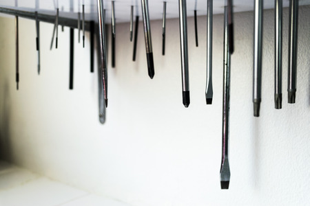 Various screwdriver is an essential tool for General Electric.の写真素材