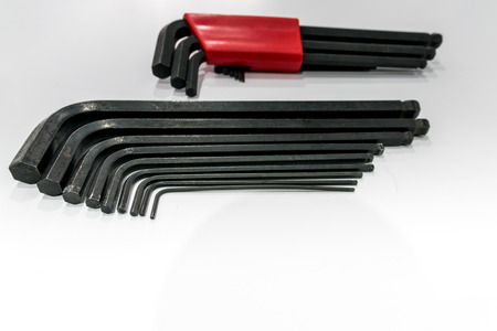 Allen key hand tools set.の写真素材