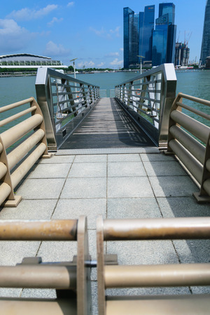 Singapore,May 30th,2015:View, buildings and landmarks of Singapore Central Business.のeditorial素材