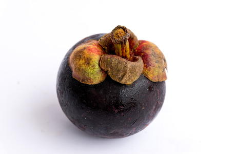 Mangosteen is known as the Queen of fruit in Thailand.の写真素材