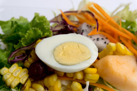 Salad is a healthy food.の写真素材