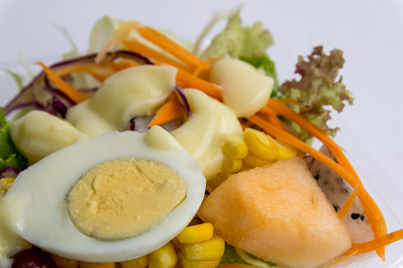 Salad is a healthy food.の写真素材