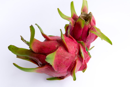 Thai fruits name is dragon ball on white background.の写真素材