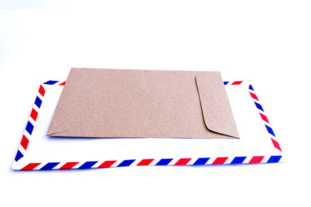 envelope isolated on white background.