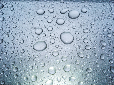 Colorful and beauty of the rain drops.の写真素材