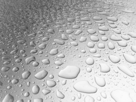 Colorful and beauty of the rain drops.の写真素材
