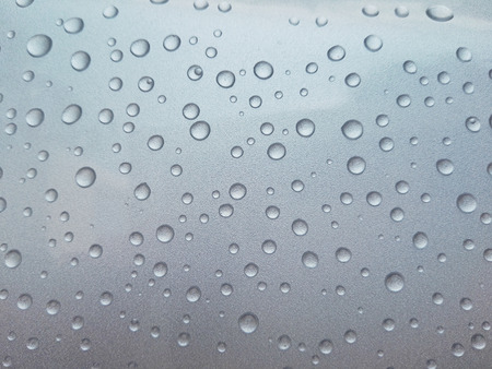 Colorful and beauty of the rain drops.の写真素材
