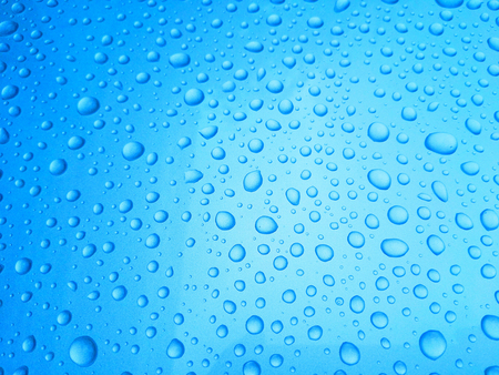 Colorful and beauty of the rain drops.の写真素材