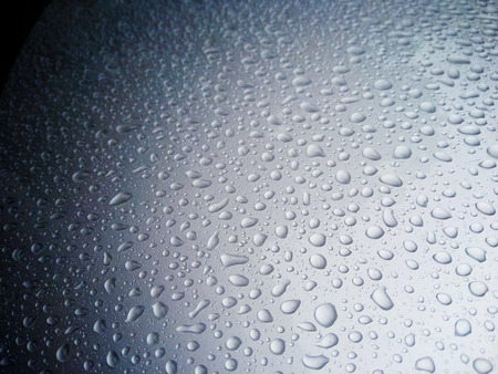 Colorful and beauty of the rain drops.の写真素材
