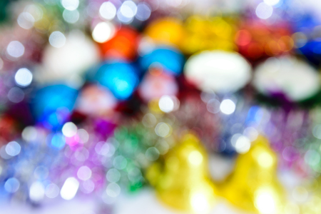 Christmas decoration on abstract background.の写真素材
