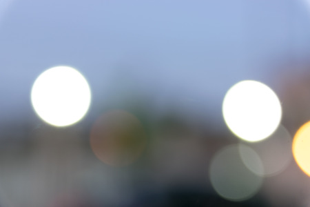 Colorful blured bokeh lights background.