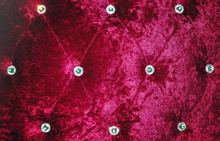 Closeup of colorful red sofa texture background.の写真素材