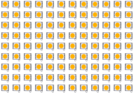 Group of LED light panel texture background.の写真素材