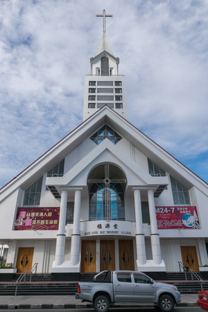 Sibu Sarawak,Malaysia-October 2,2016: Christian churches of the Sibu city's of Sarawak, Malaysia.のeditorial素材
