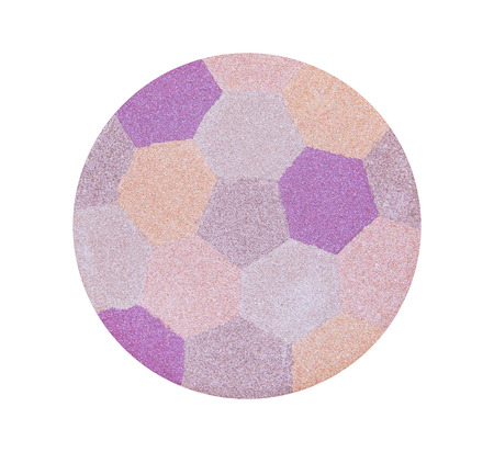 Closeup textures, patterns and colors of makeup powder.の写真素材