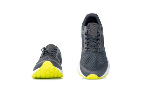 Fashion running sneaker shoes isolated white background.の写真素材
