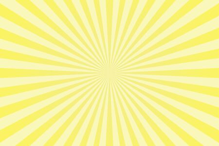 Yellow pastel colors rays abstract background, can use for test the resolution and focus of camerasの写真素材