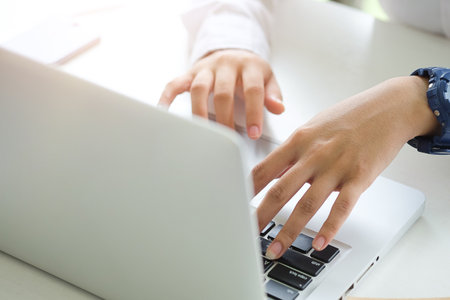 Business working in office with documents and laptop people Consulting and business planning.の写真素材