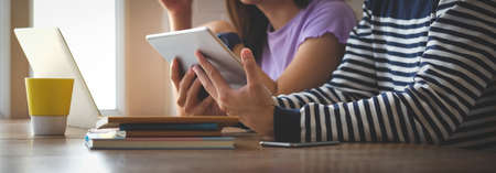 Business working in office with documents and laptop people Consulting and business planning.の写真素材