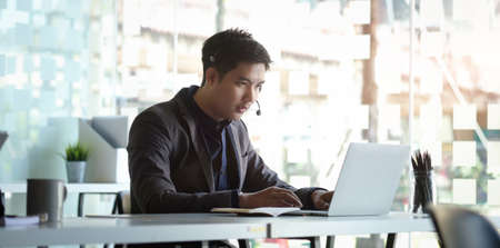 Business people in the office are planning a strategy for the future of the business.の写真素材
