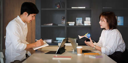 Business team are working together at meeting room at modern office.の写真素材