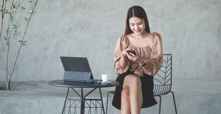 Business people in the office are planning a strategy for the future of the business.の写真素材