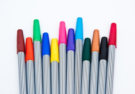 Colorful Pensの写真素材