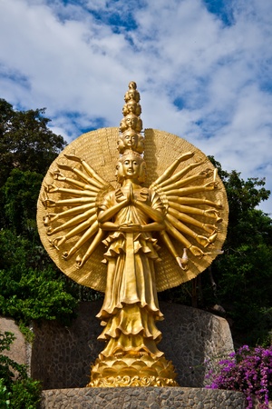Kuan Yin a Thousands of Handの写真素材