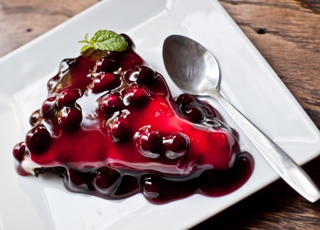 Blueberry Cheese Pieの写真素材