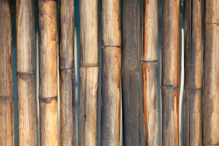 Bamboo wall background, Textureの写真素材