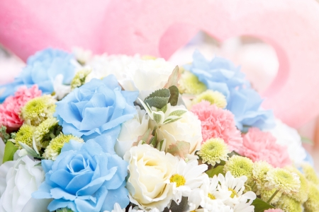 Colorful of flowers on the daytimesの写真素材