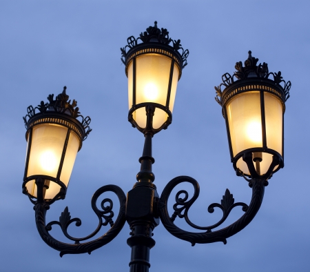 Vintage Outdoor Wall Lampの写真素材