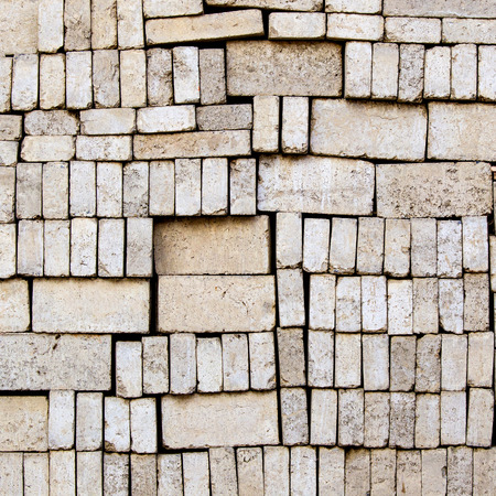 Background of brick wall textureの写真素材