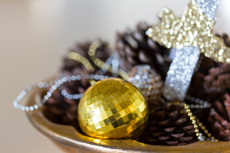 Christmas Composition background and some space for your wordingの写真素材