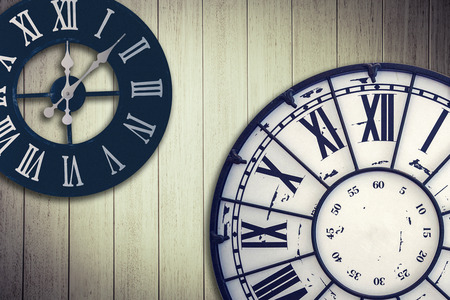 Wood vintage wall background and textureの写真素材