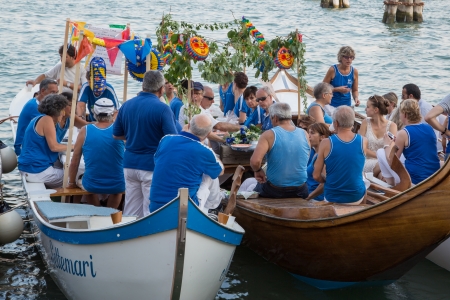 Redentore Festival in Venice for the redemption of the plagueのeditorial素材